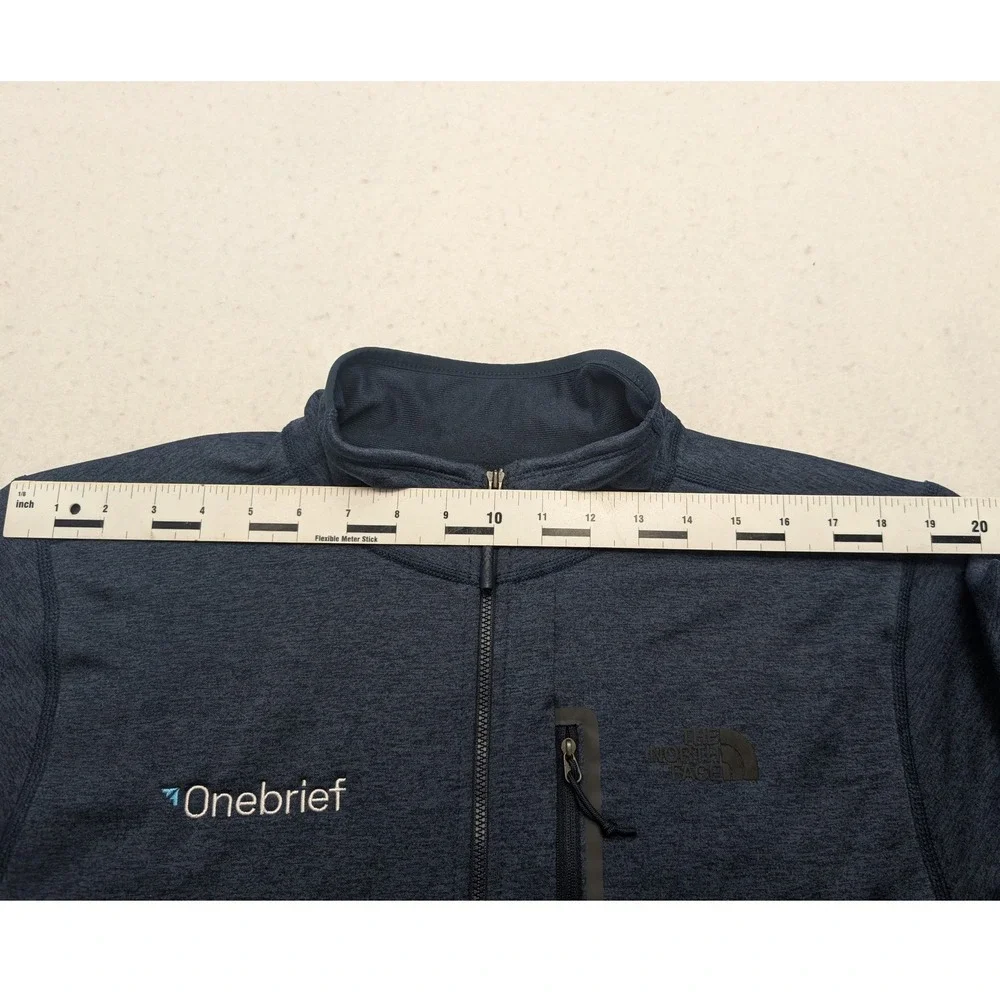 The North Face Pullover‎ Men Large Blue Quarter Zip Onebrief Logo